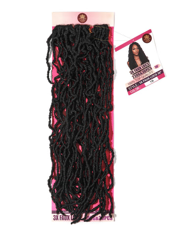 3X Faux Locs 30"