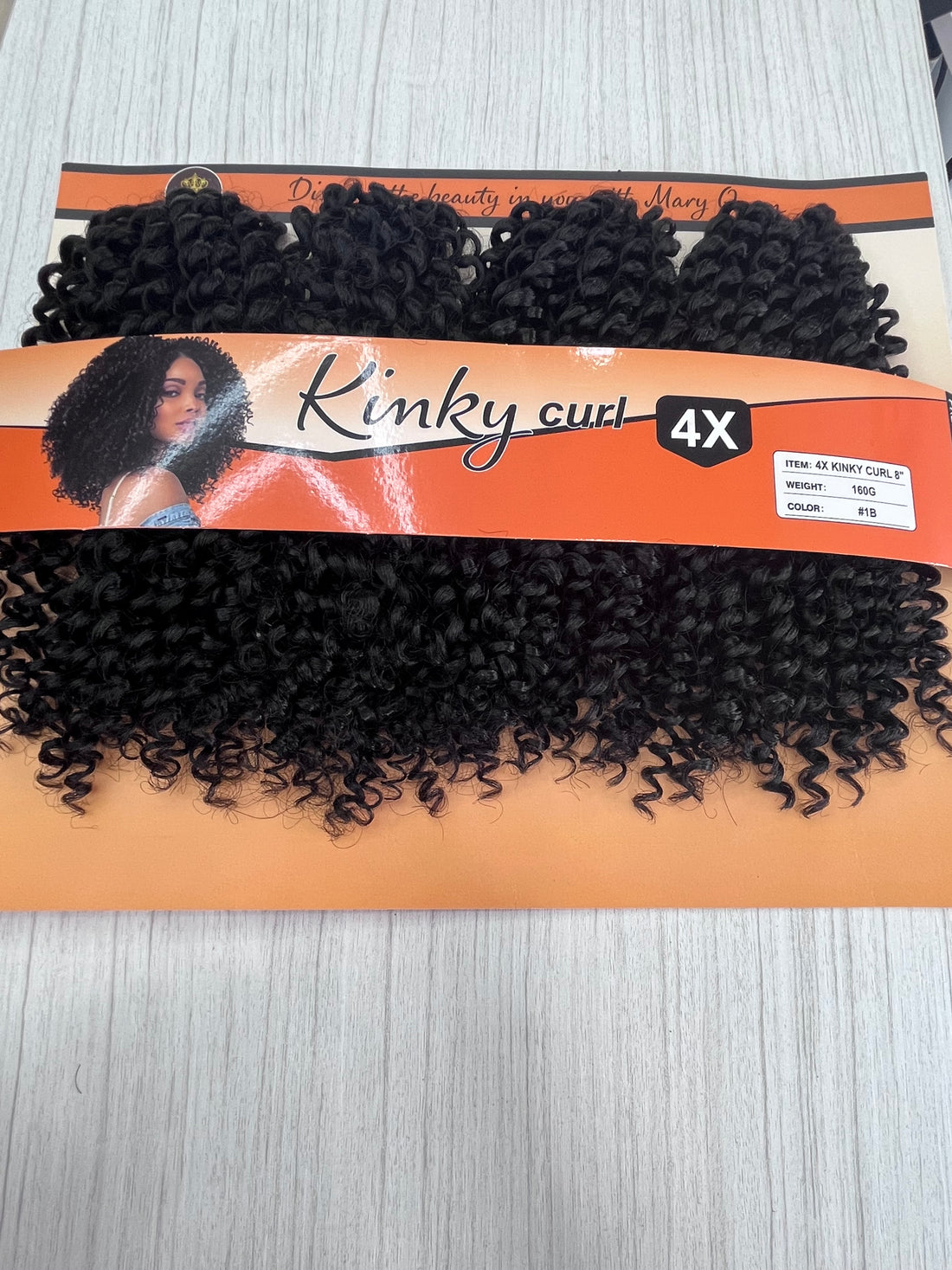 4X Kinky Curl 8"