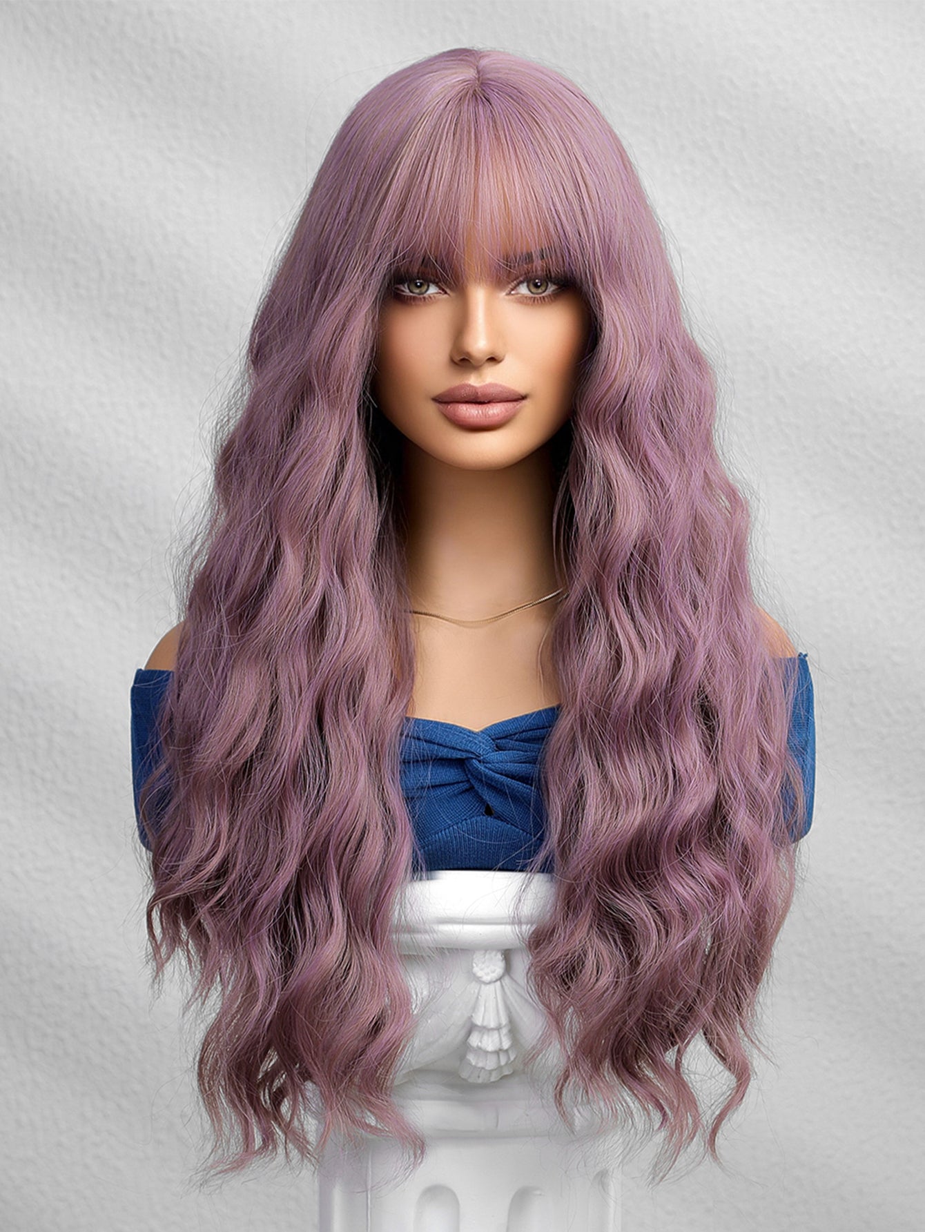 Ash Purple Wig