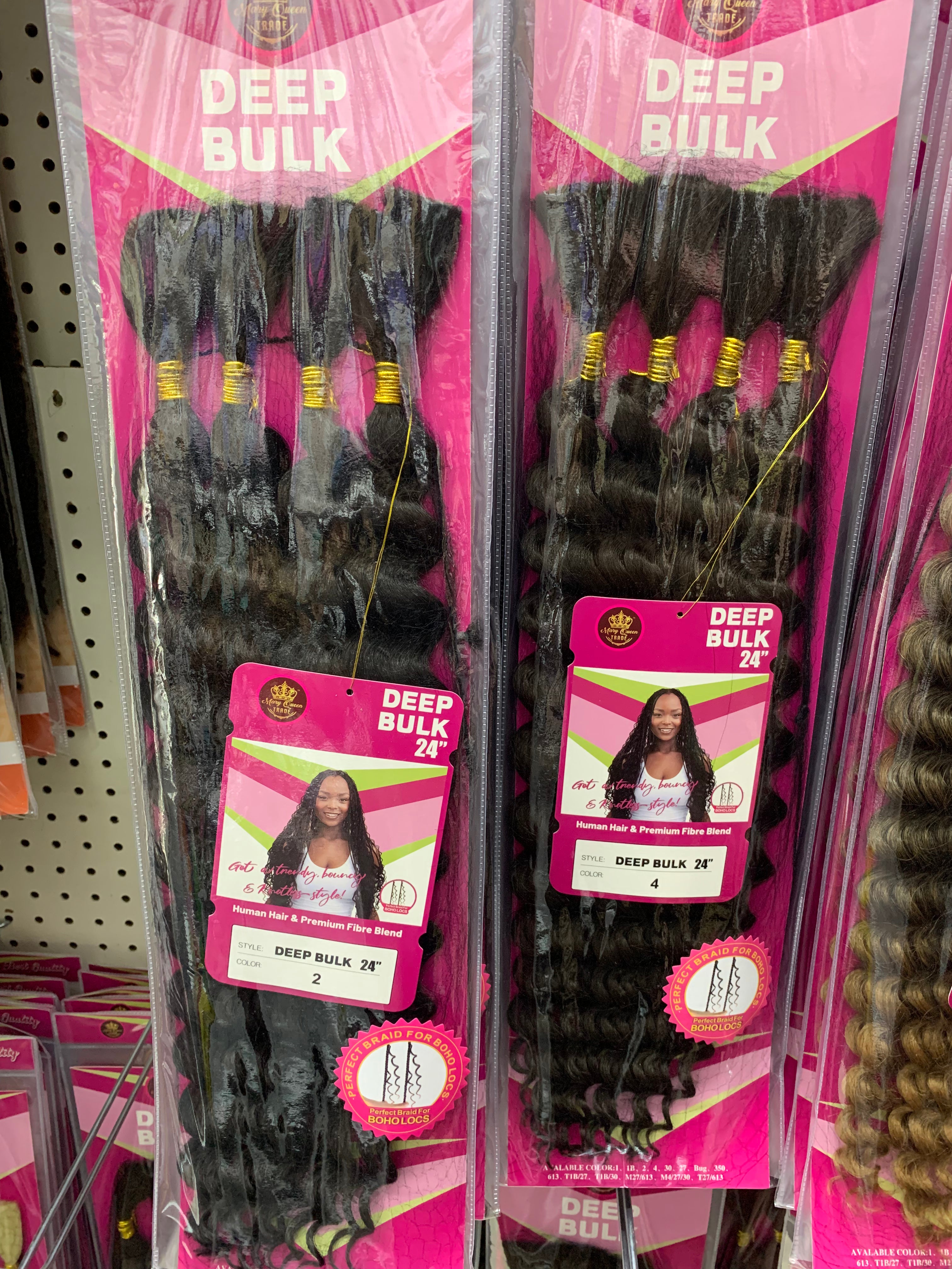 Deep Bulk 24" - Braiding Hair Wholesale | Mary Queen Trade