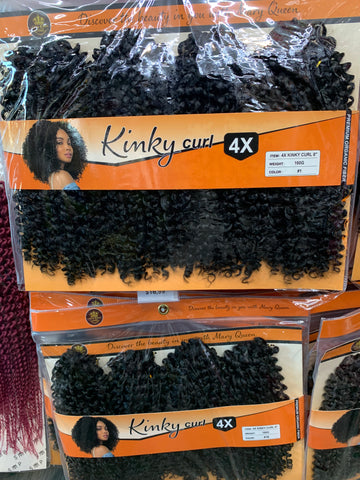 4x Kinky Curl - Box Deal
