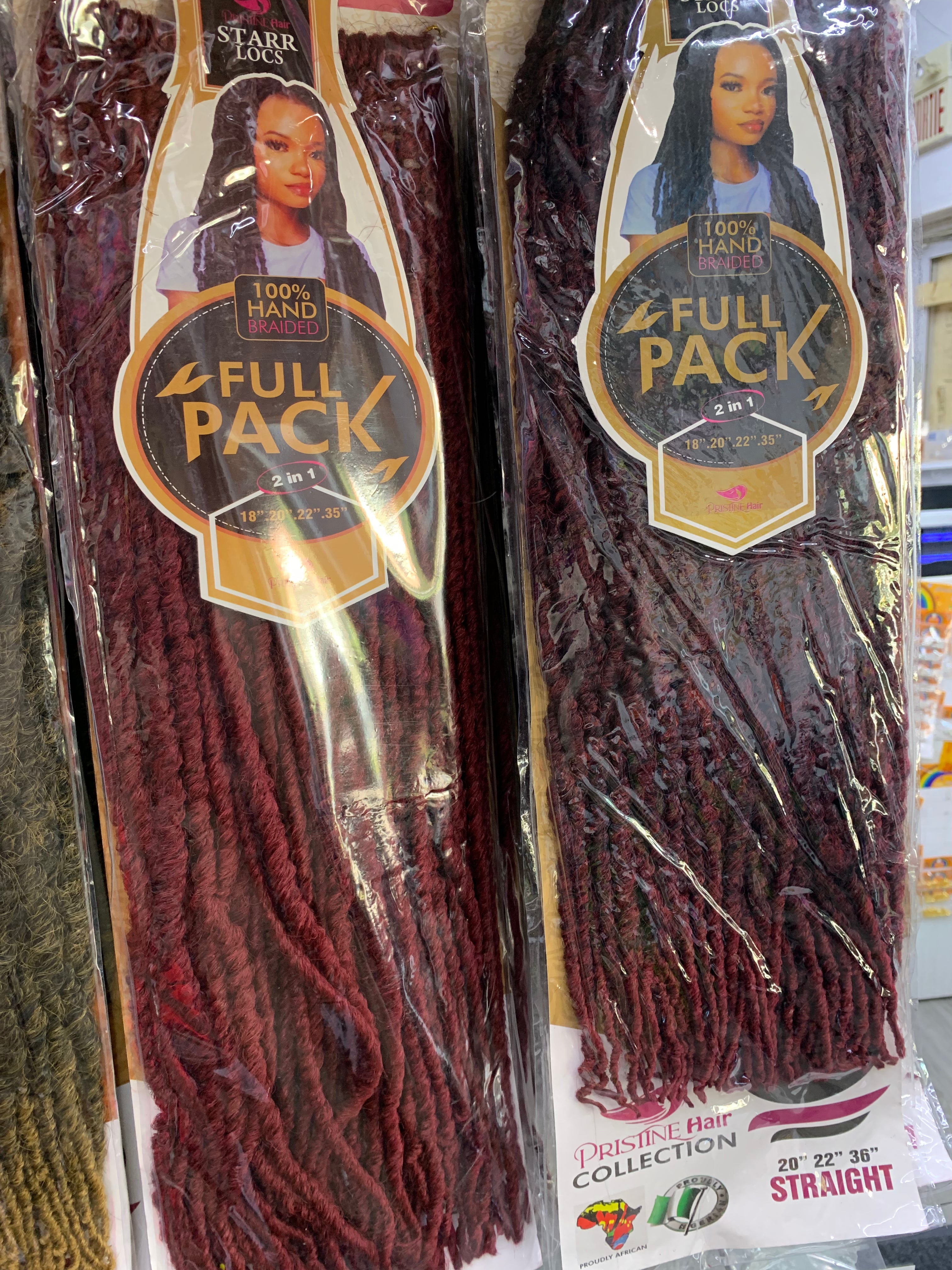 Pristine Full Pack 18" 20" 22"