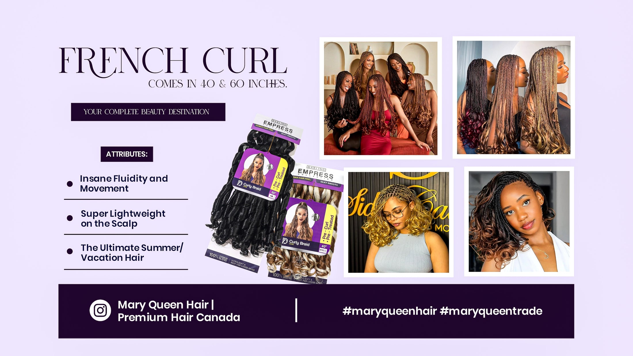 Mary Queen Trade hair banner