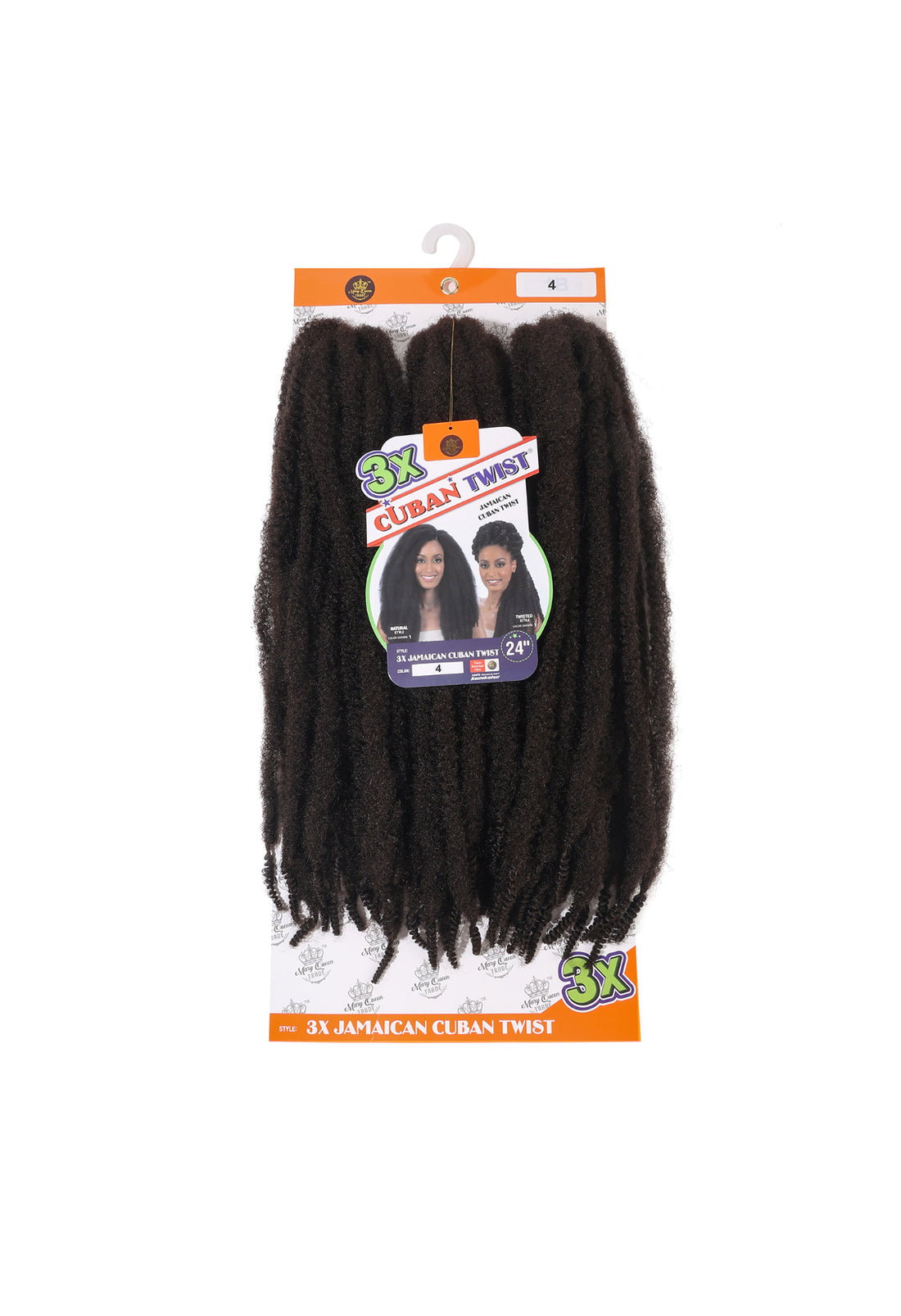 3X Jamaican Cuban Twist 24"