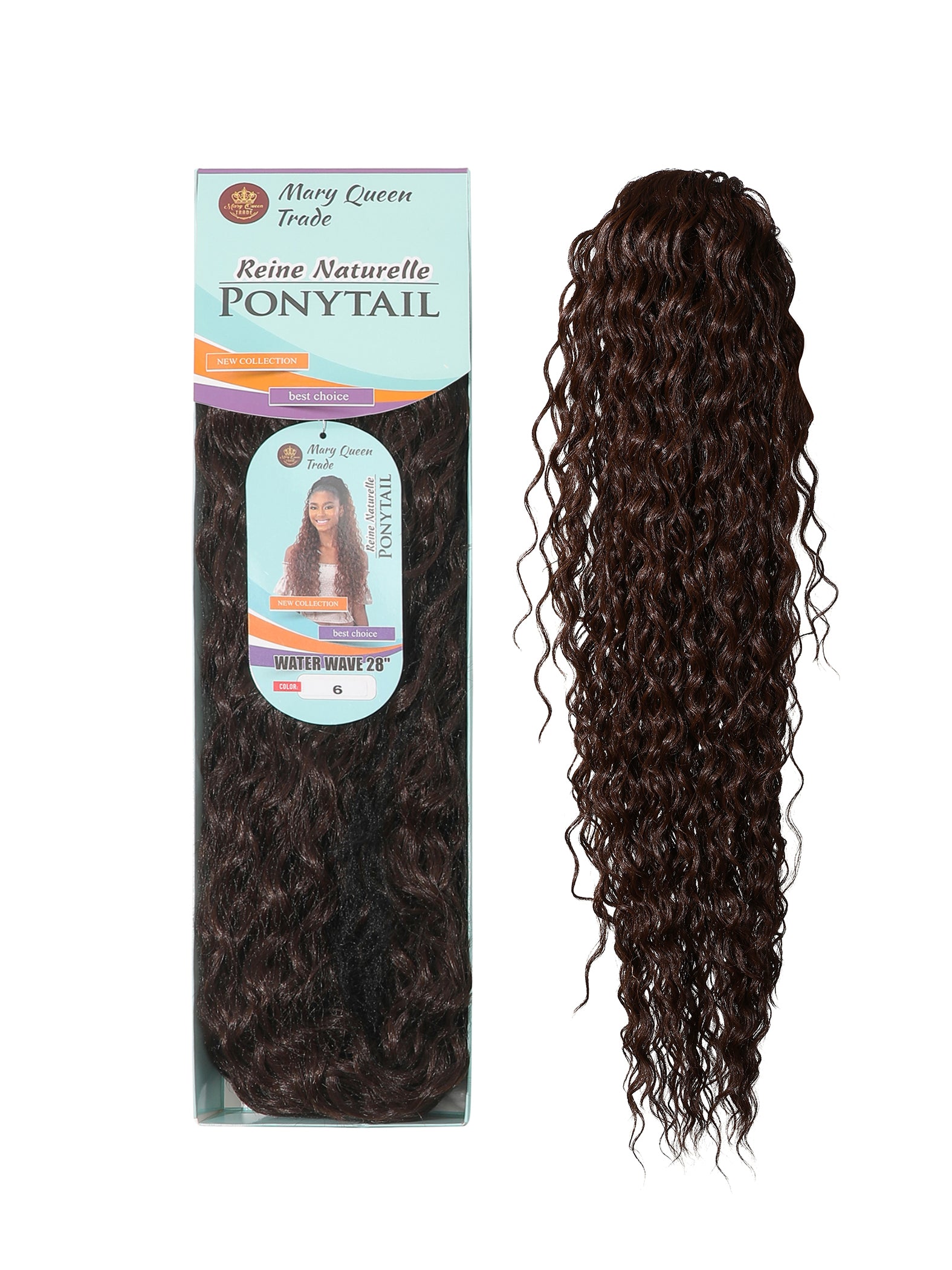Ponytails Water Wave 28" - Wholesale