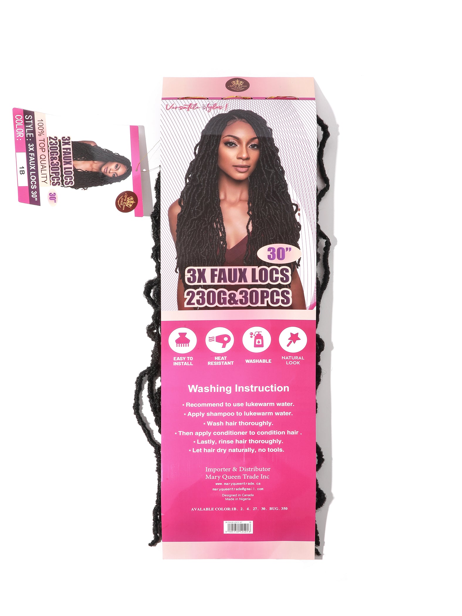 3X Faux Locs 30" - Wholesale