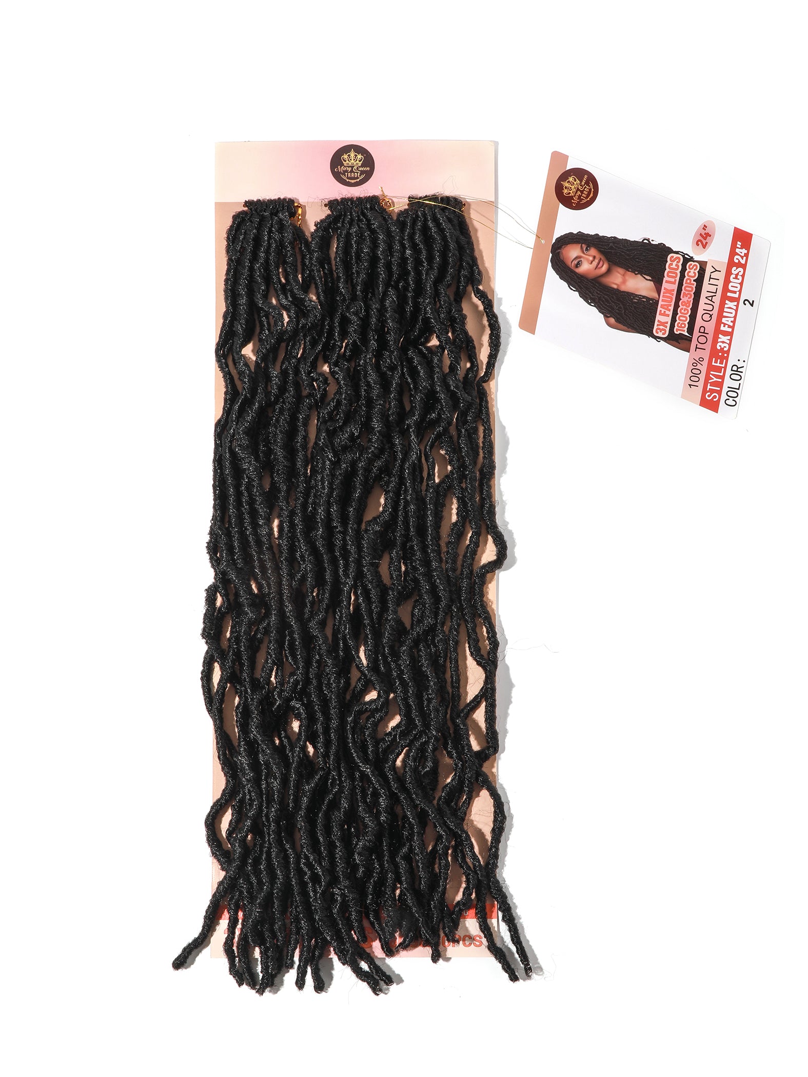 3X Faux Locs 24" - Wholesale