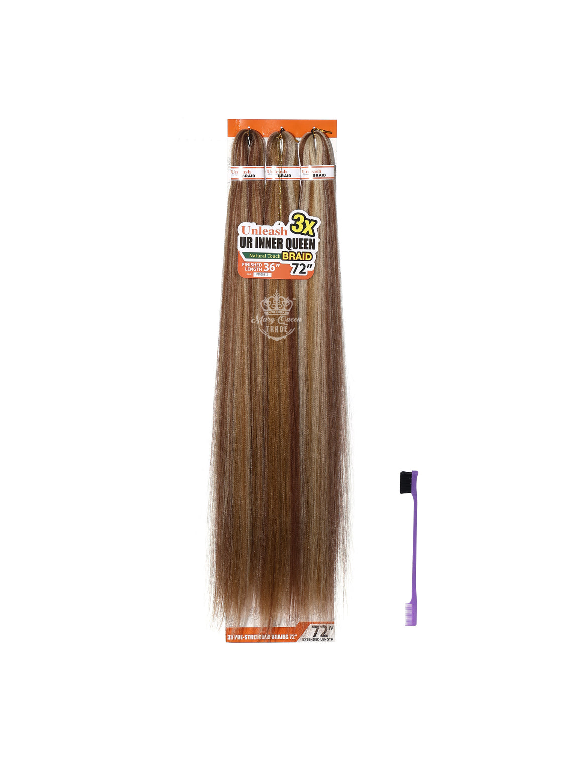 3X Tresse pré-étirée 72"