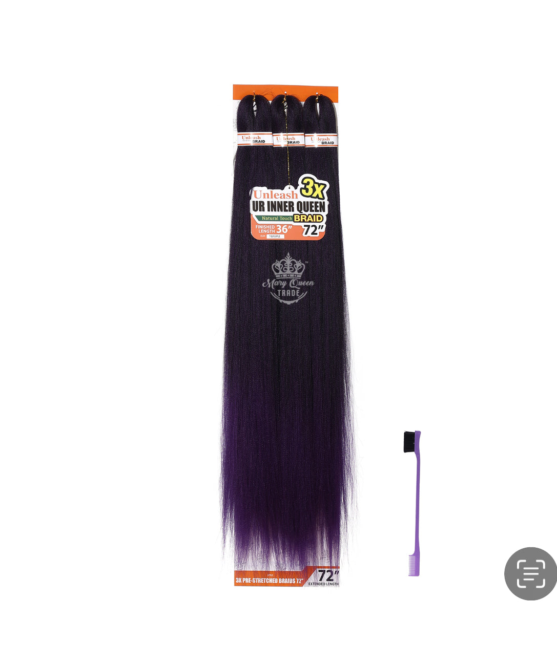 3X Tresse pré-étirée 72"