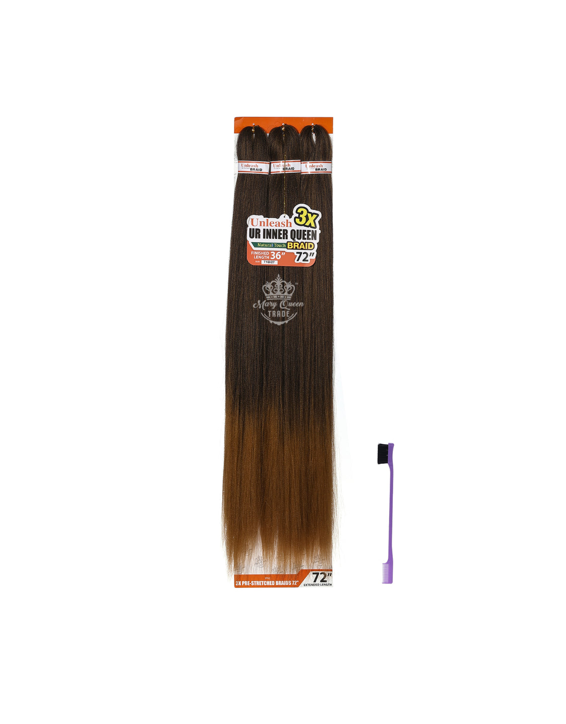 3X Tresse pré-étirée 72"