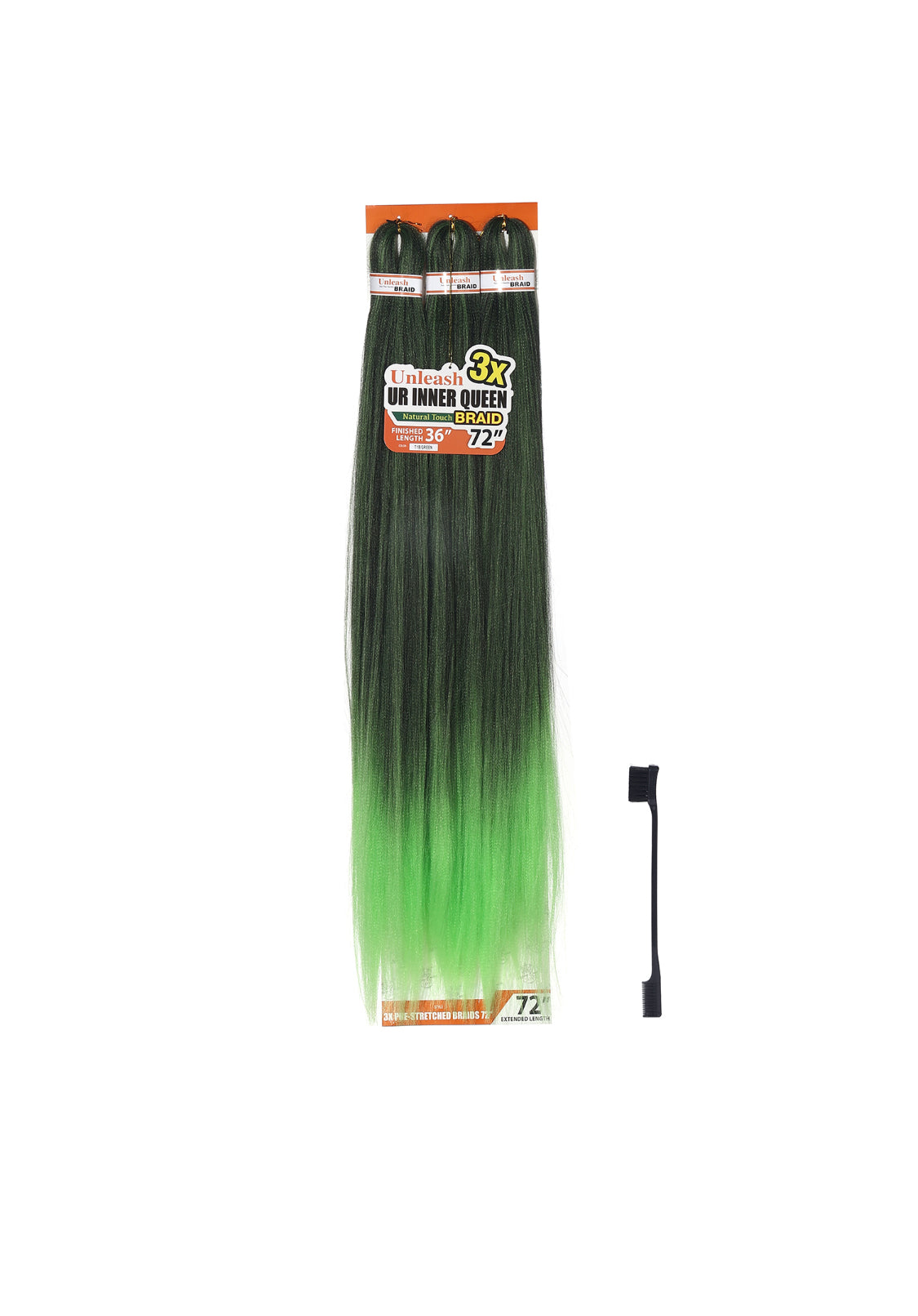 3X Tresse pré-étirée 72"