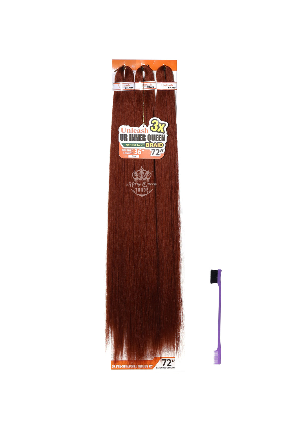 3X Tresse pré-étirée 72"