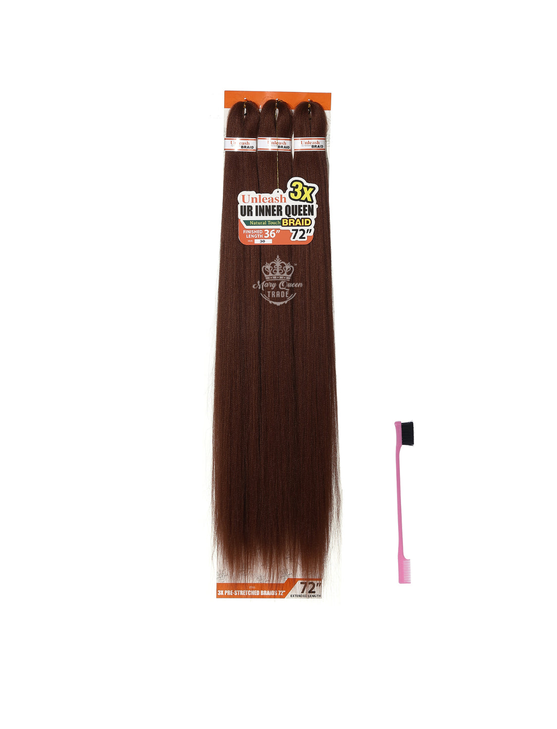 3X Tresse pré-étirée 72"