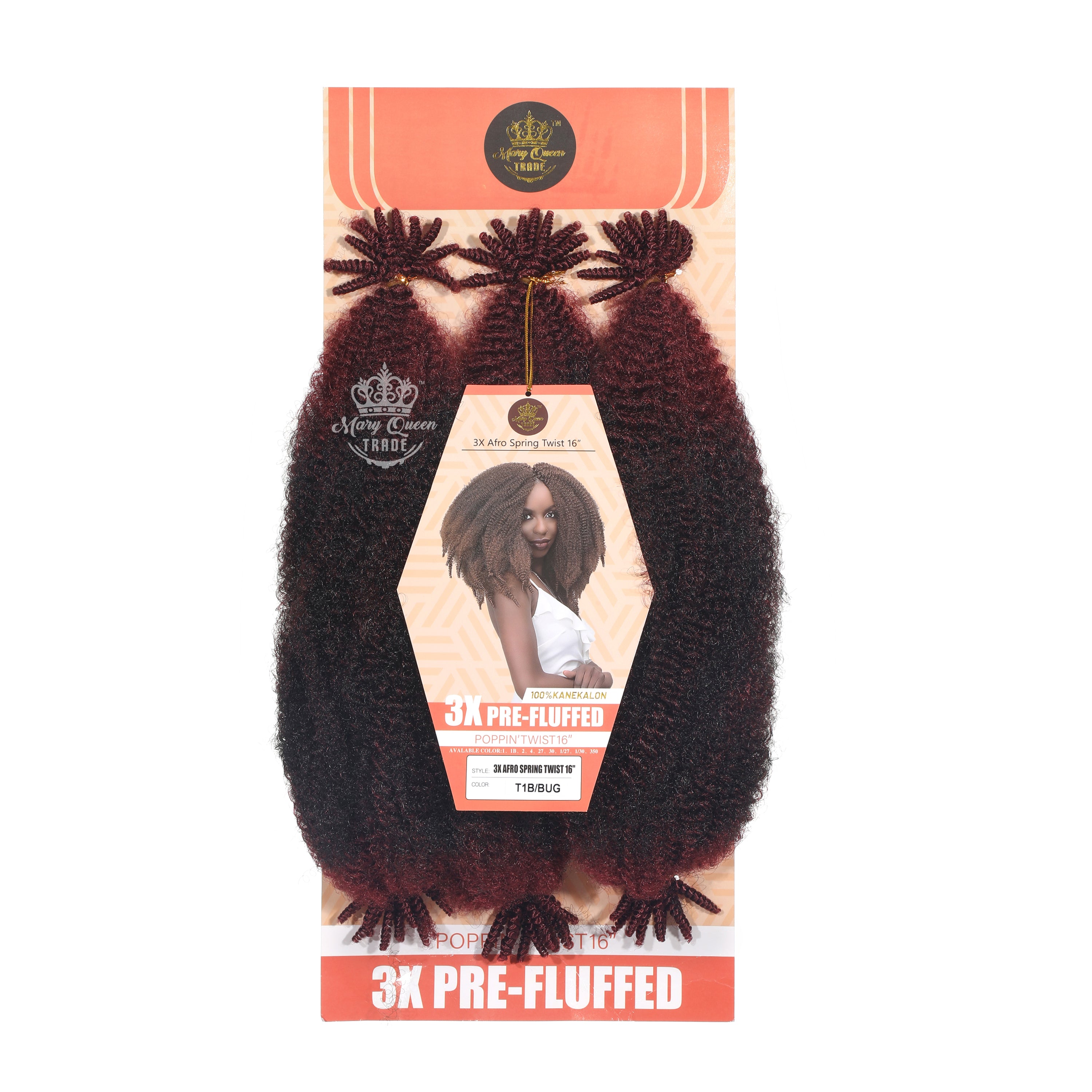 3X AFRO SPRING TWIST 16"