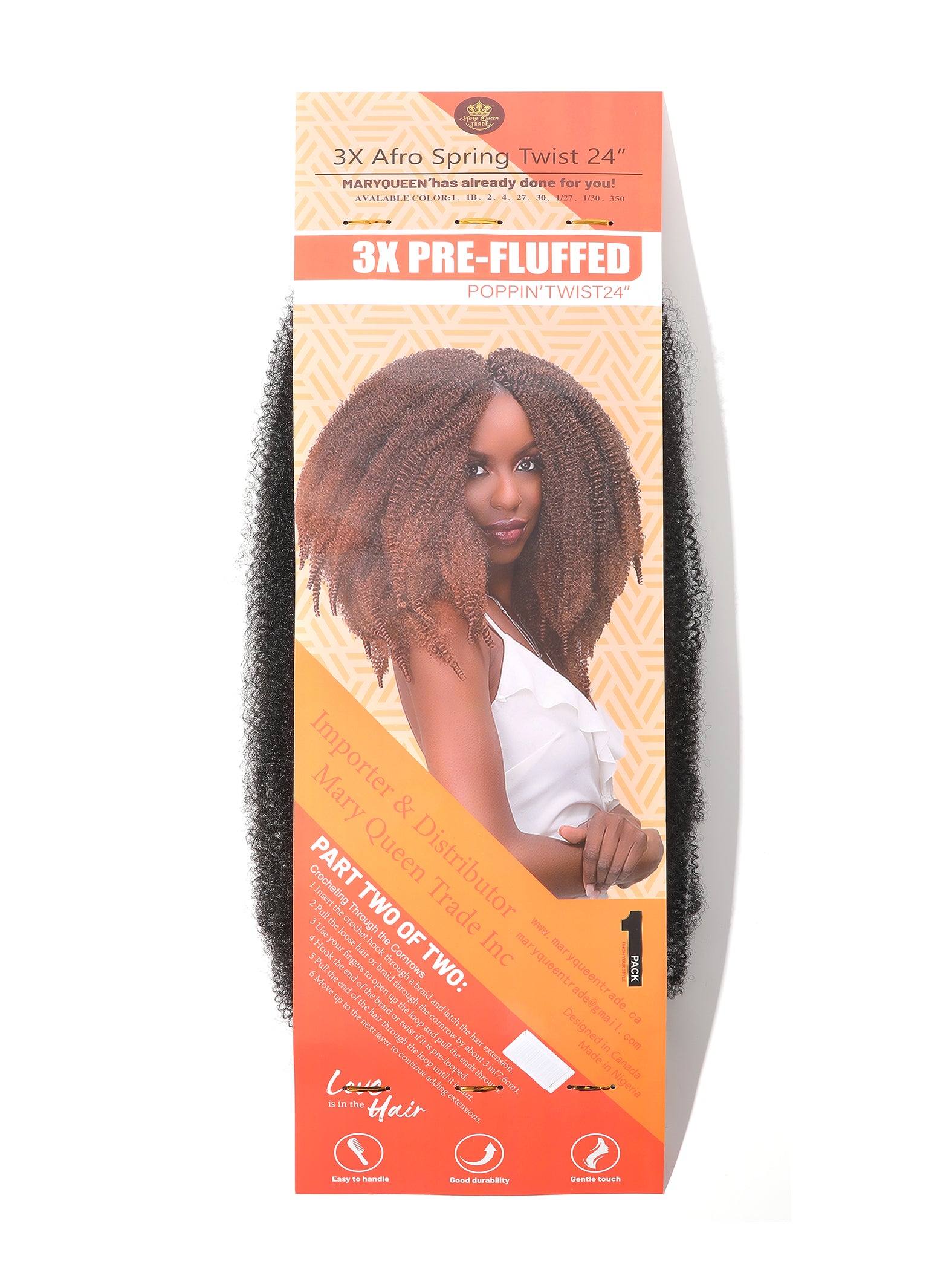 Afro Spring Twist 24" - Wholesale