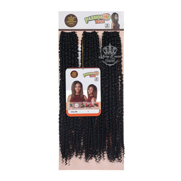 Packaged hair extensions with 'Mary Queen' branding on a white background