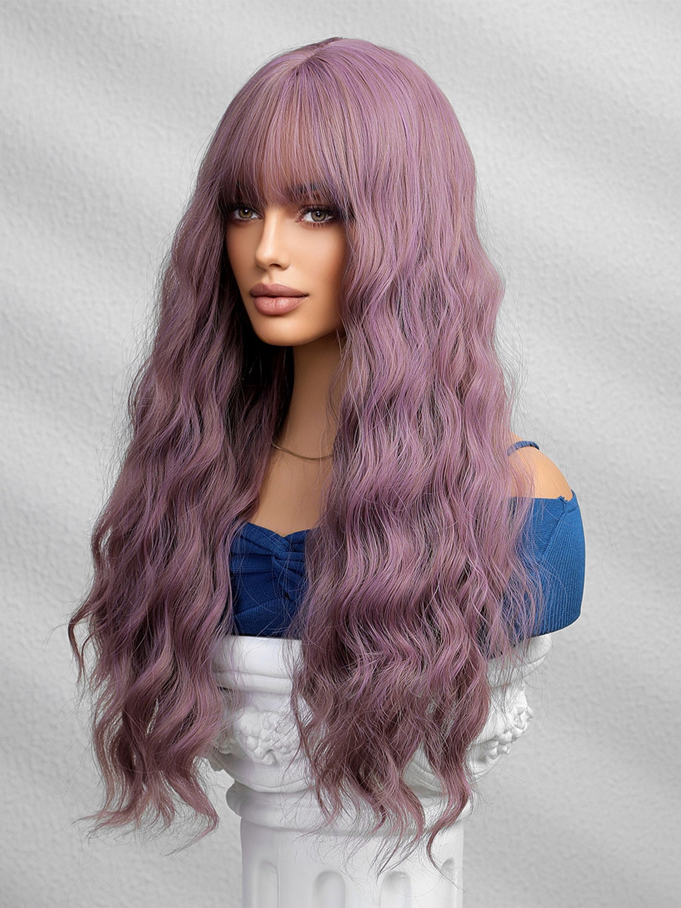 Ash Purple Wig