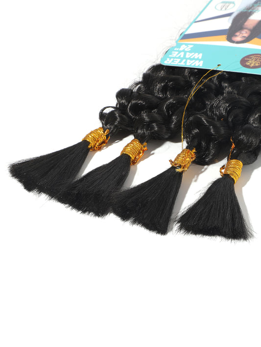 Boho Water Wave Human Hair Braid 24"