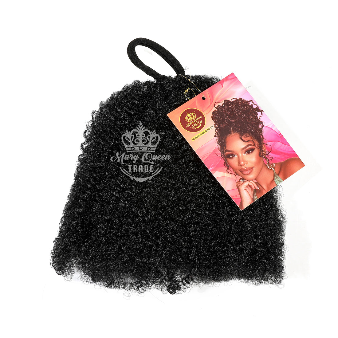 Mary Queen BioProtein™ 4C Curly Texture Ponytail – 18"