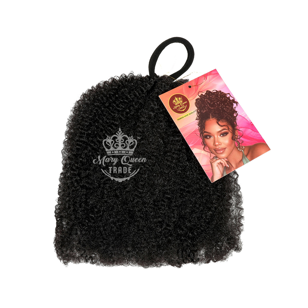Mary Queen BioProtein™ 4C Curly Texture Ponytail – 18"