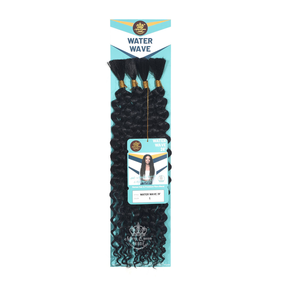 Water Wave Braiding Hair Wholesale 24" | Mary Queen Trade