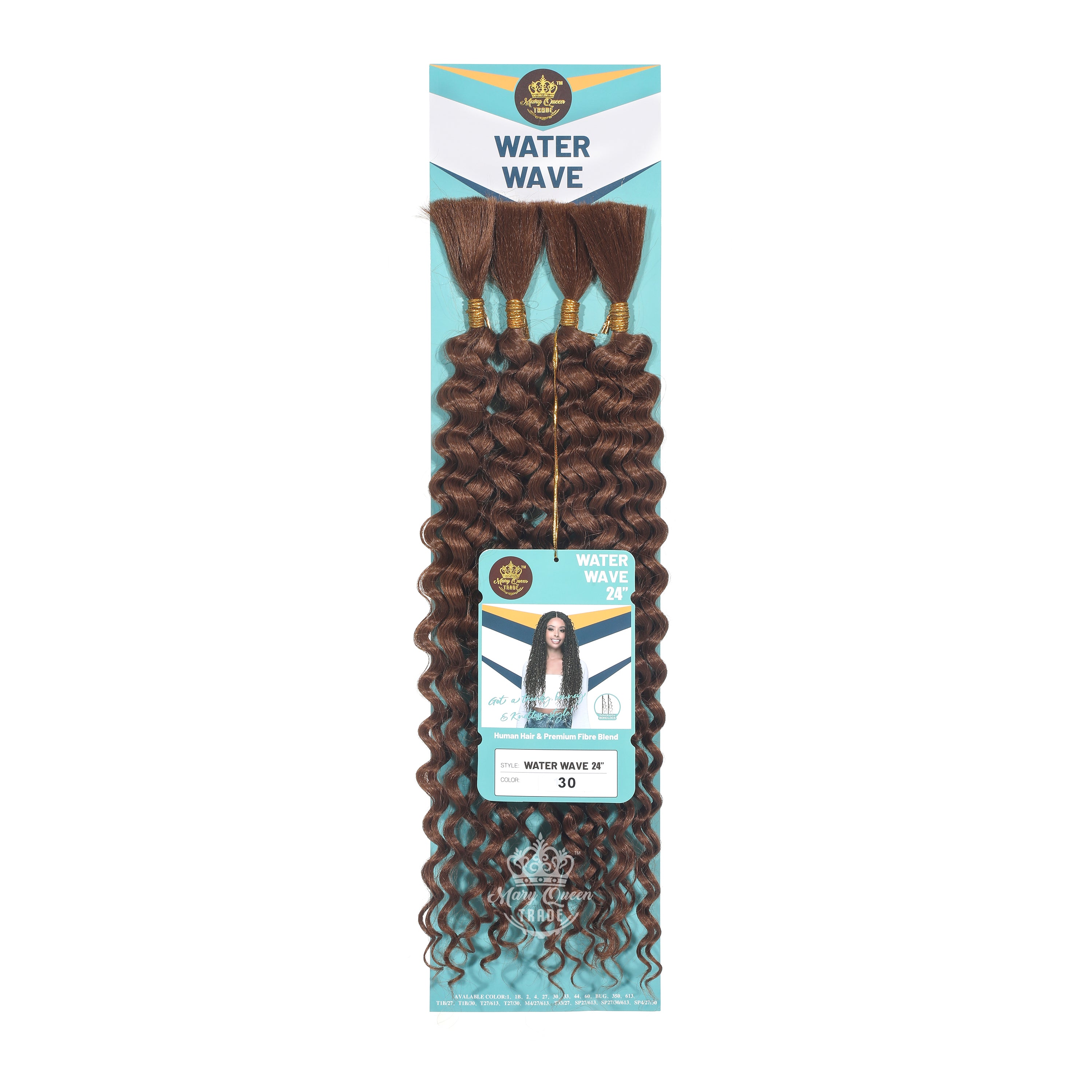 4X Water Wave 24" Boho Braiding Hair – Mary Queen Trade