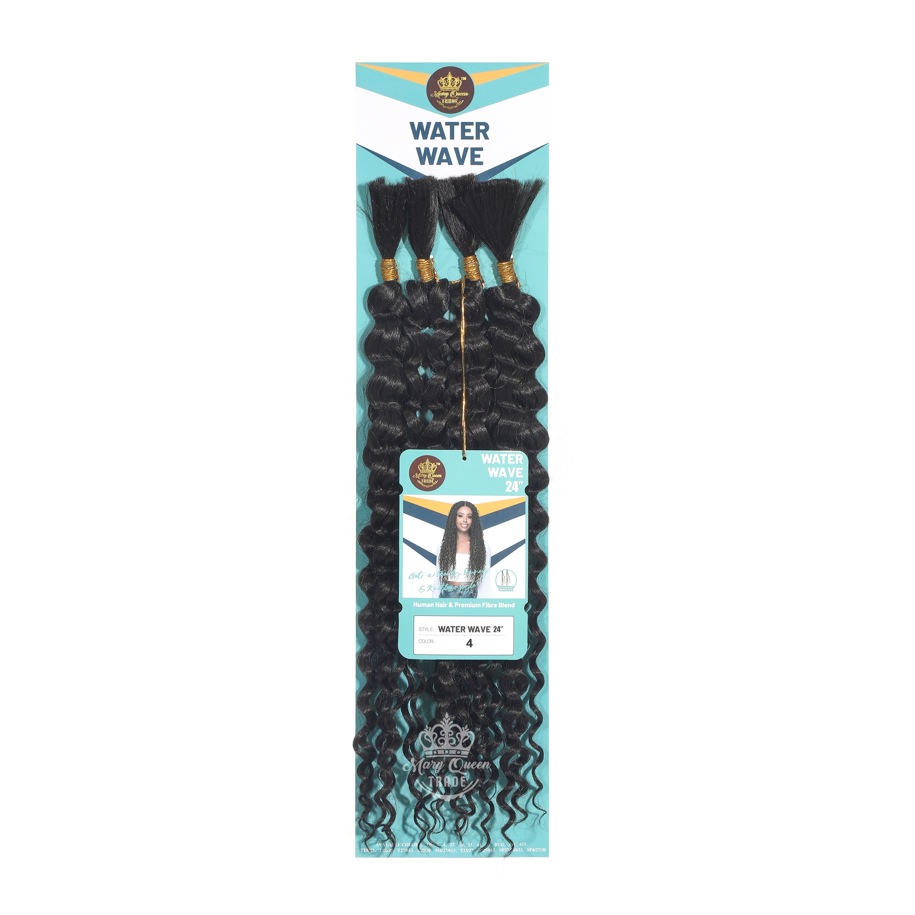 4X Water Wave 24" Boho Braiding Hair – Mary Queen Trade