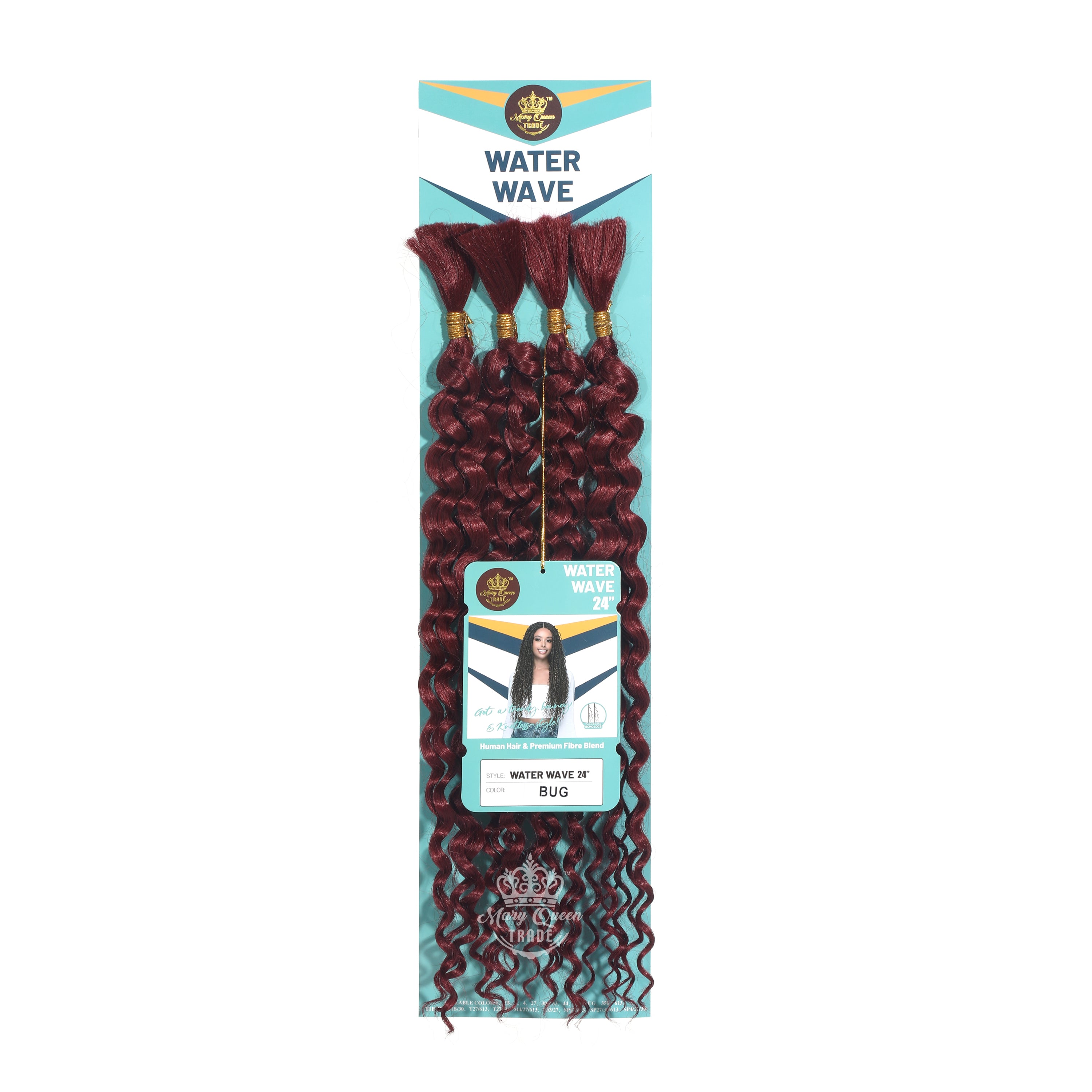 4X Water Wave 24" Boho Braiding Hair – Mary Queen Trade