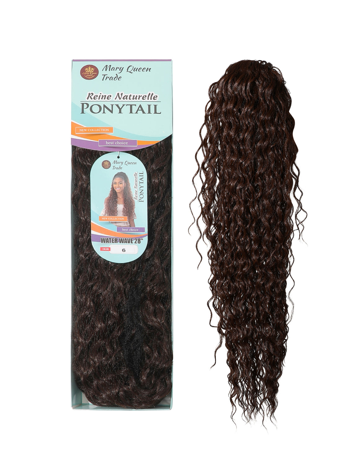 Water Wave Ponytail 28"