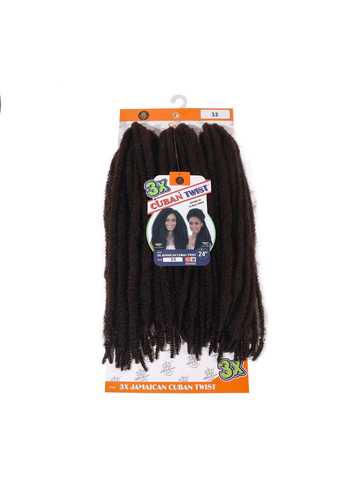 3X Jamaican Cuban Twist 24"