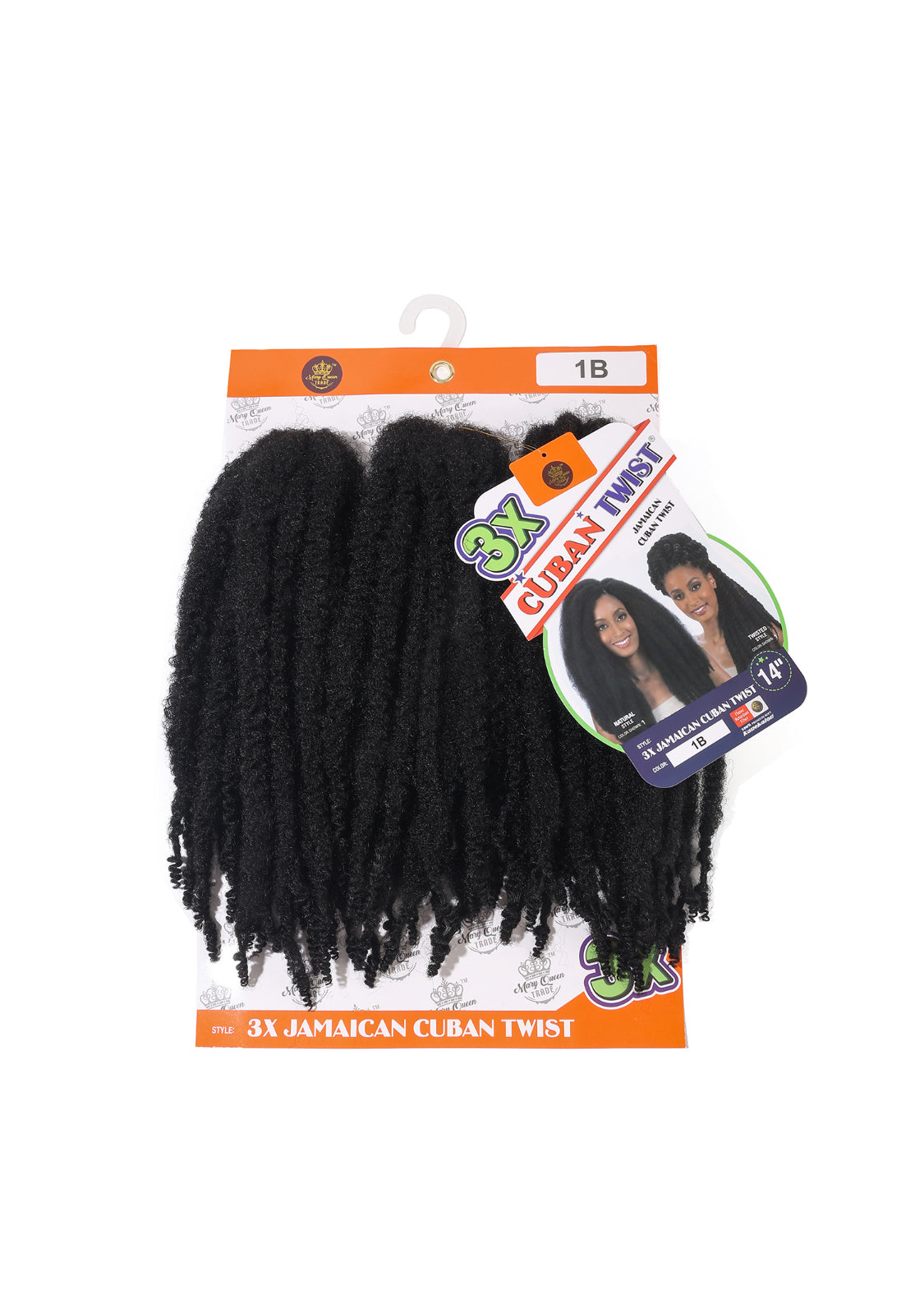 3X Jamaican Cuban Twist 14"
