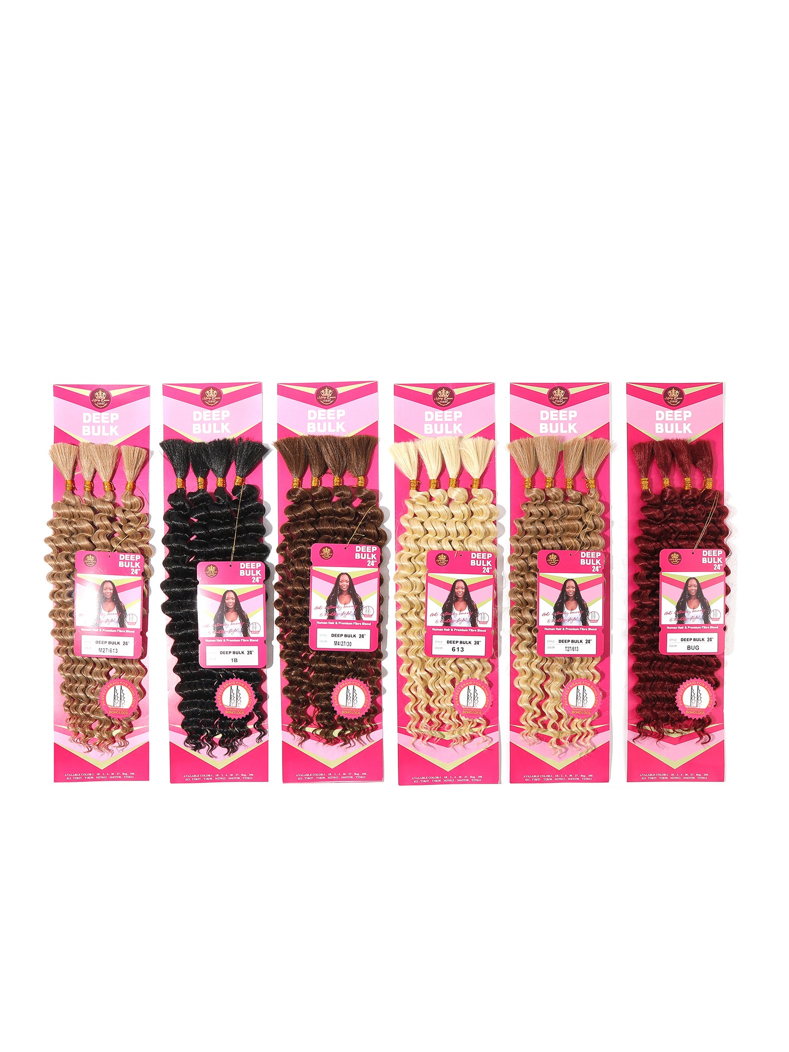 Deep Bulk 24" - Braiding Hair Wholesale | Mary Queen Trade