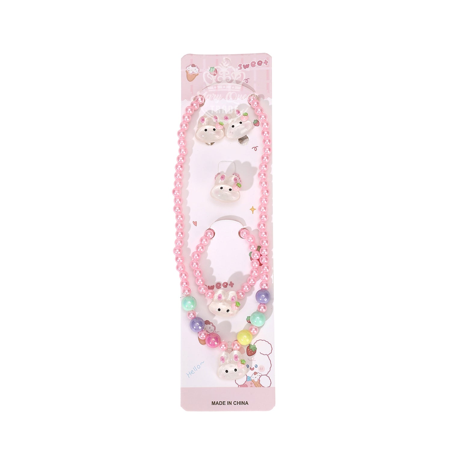 Beaded Necklace Braclet Ring