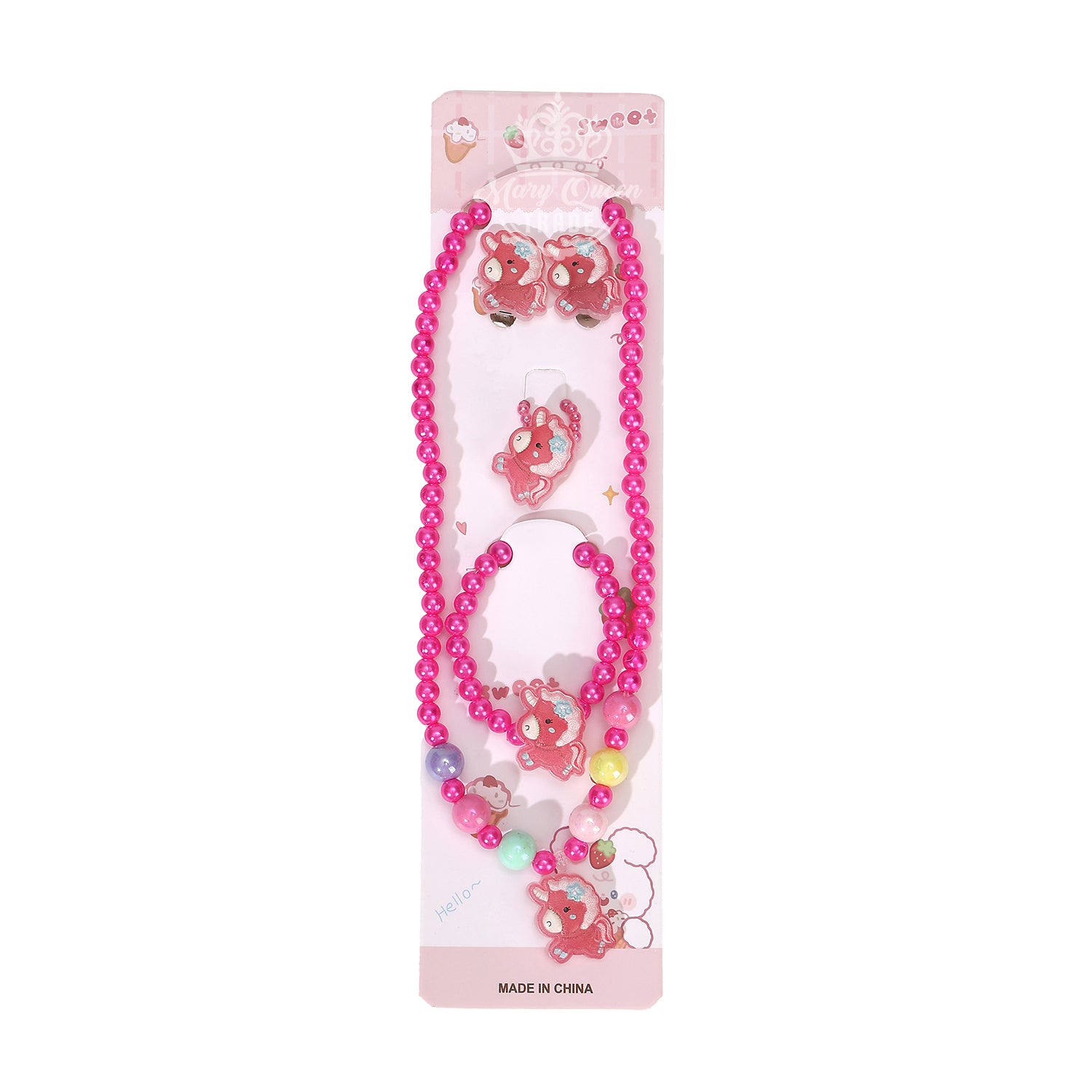 Beaded Necklace Braclet Ring