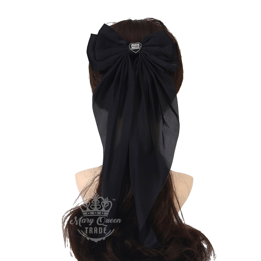 Silky Satin Big Bow Hair Clip