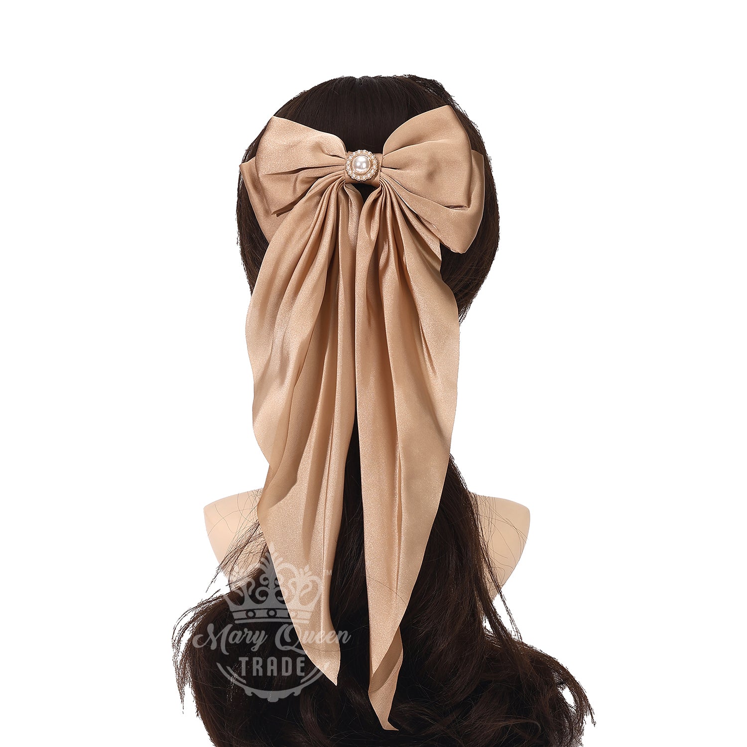Silky Satin Big Bow Hair Clip