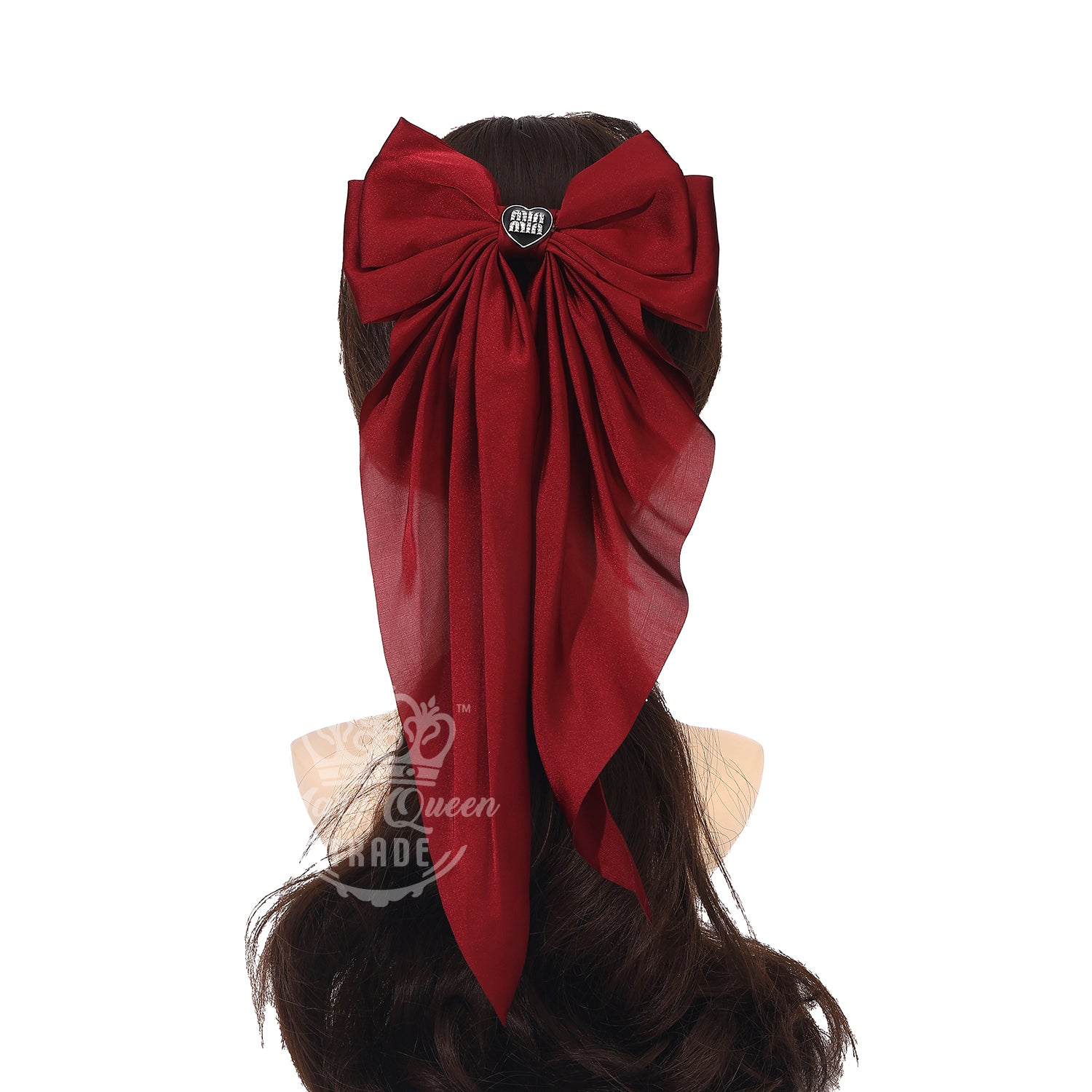 Silky Satin Big Bow Hair Clip