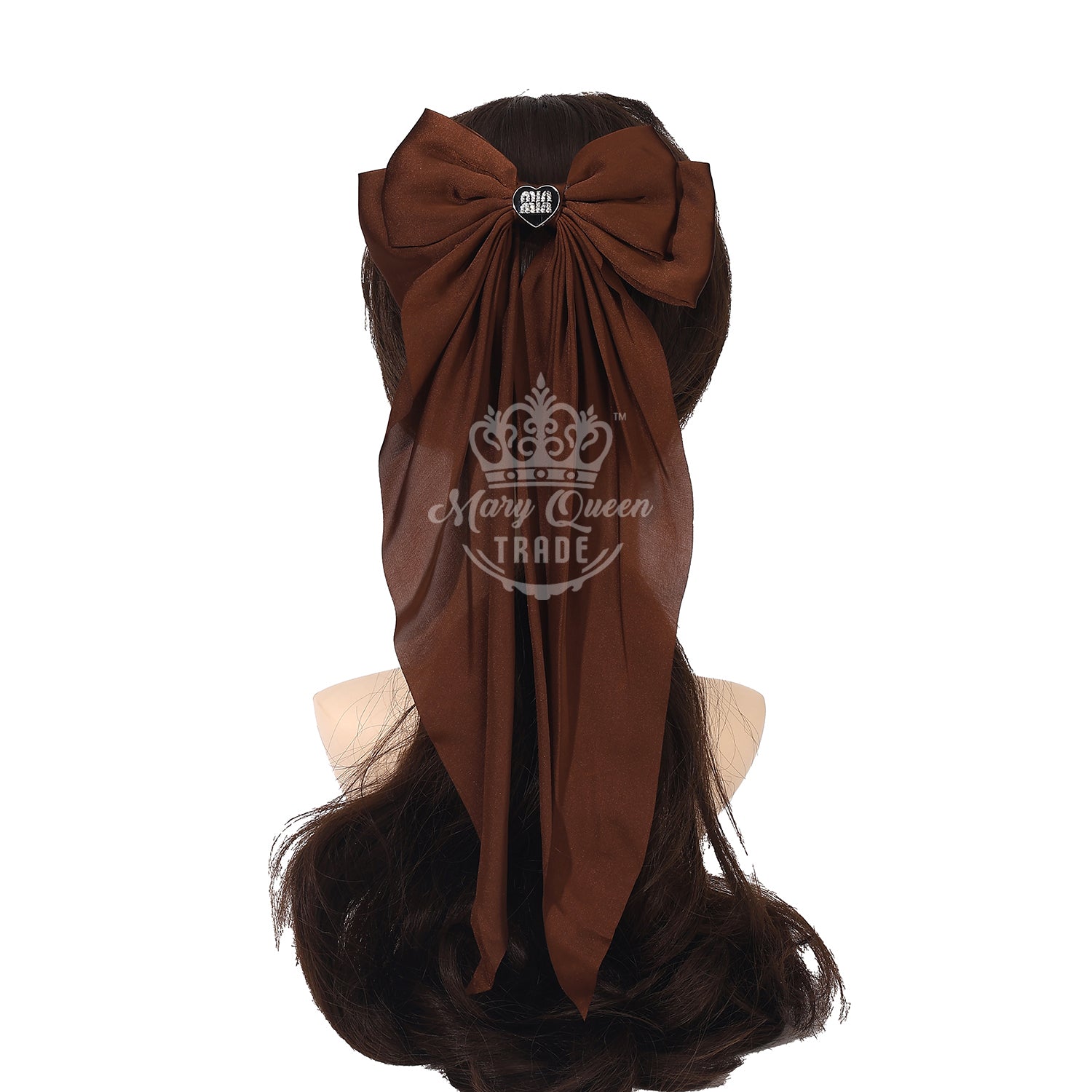 Silky Satin Big Bow Hair Clip