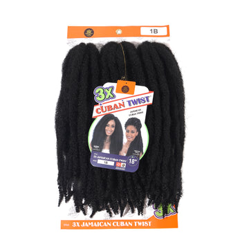 3X Jamaican Cuban Twist 18" - Wholesale