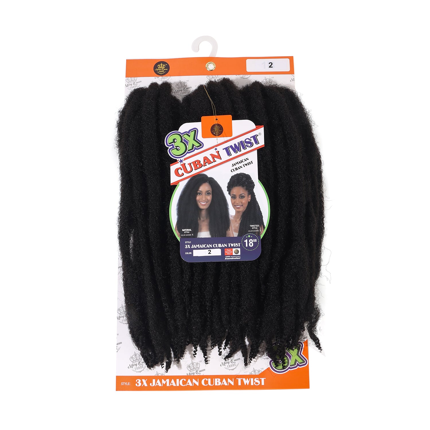 3X Jamaican Cuban Twist 18" - Wholesale