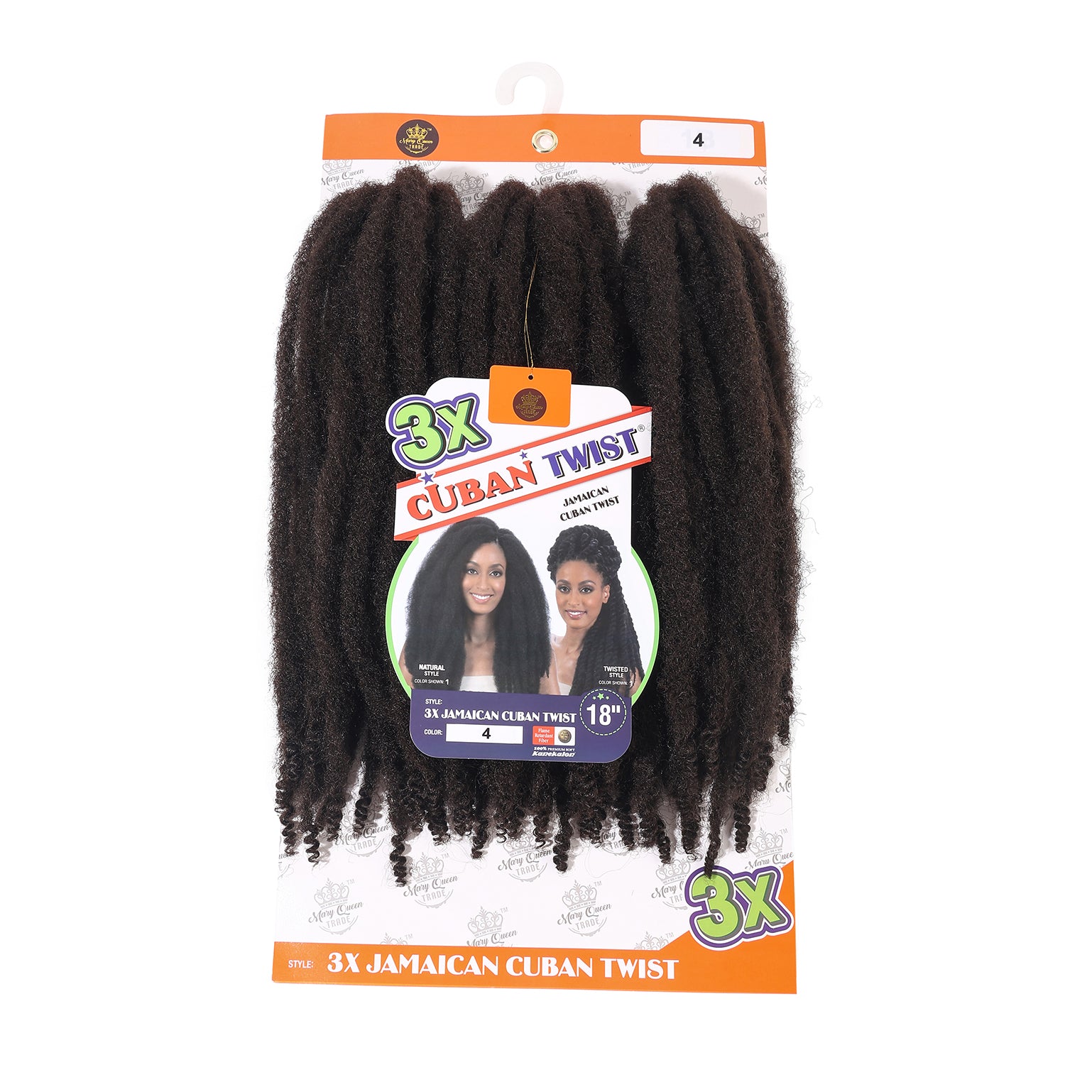 3X Jamaican Cuban Twist 18" - Wholesale