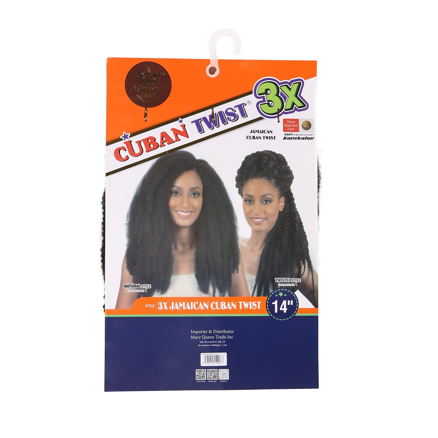 3x Jamaican Cuban Twist 14" - Wholesale