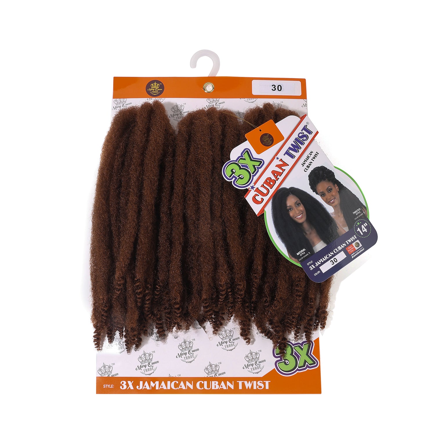 3x Jamaican Cuban Twist 14" - Wholesale