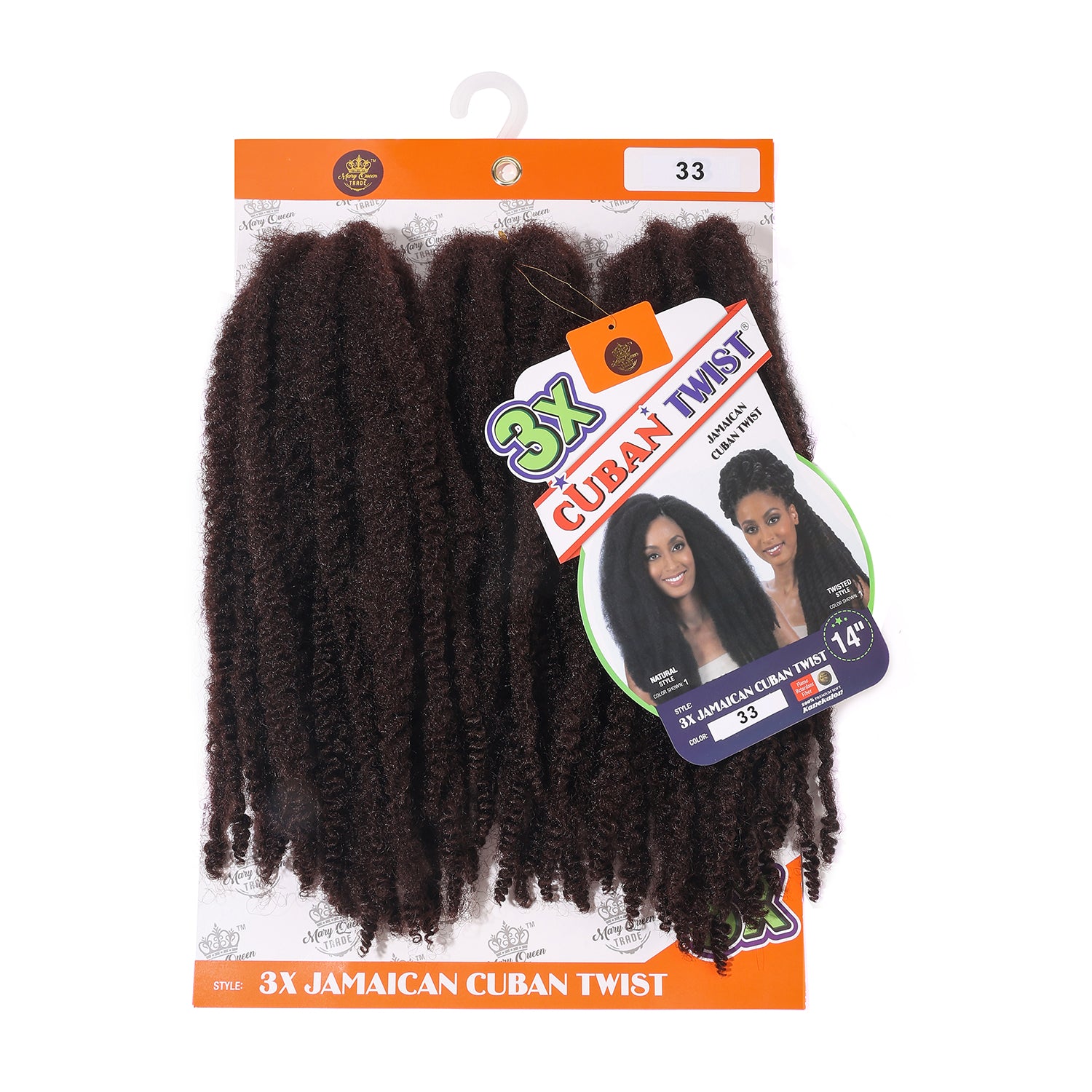 3x Jamaican Cuban Twist 14" - Wholesale