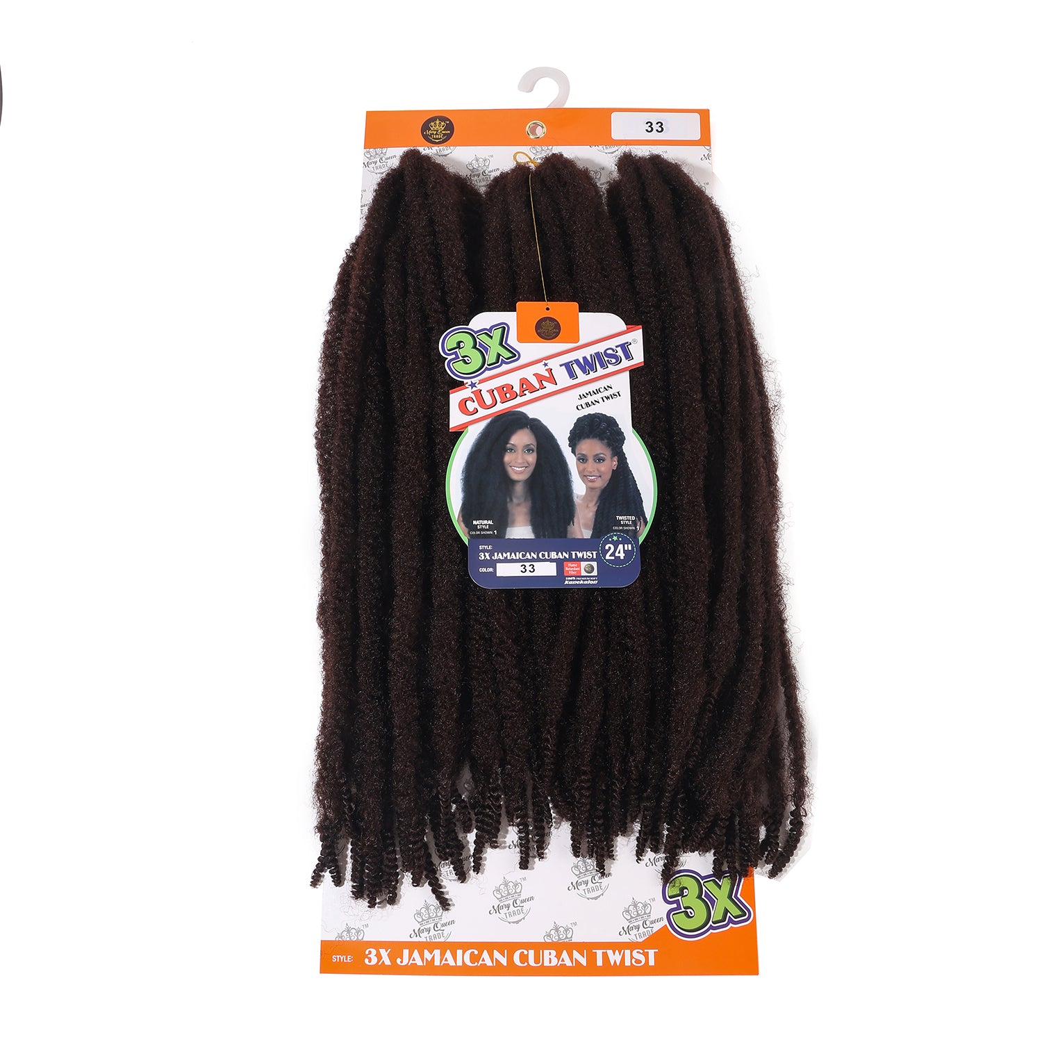3x Jamaican Cuban Twist 22" - Wholesale
