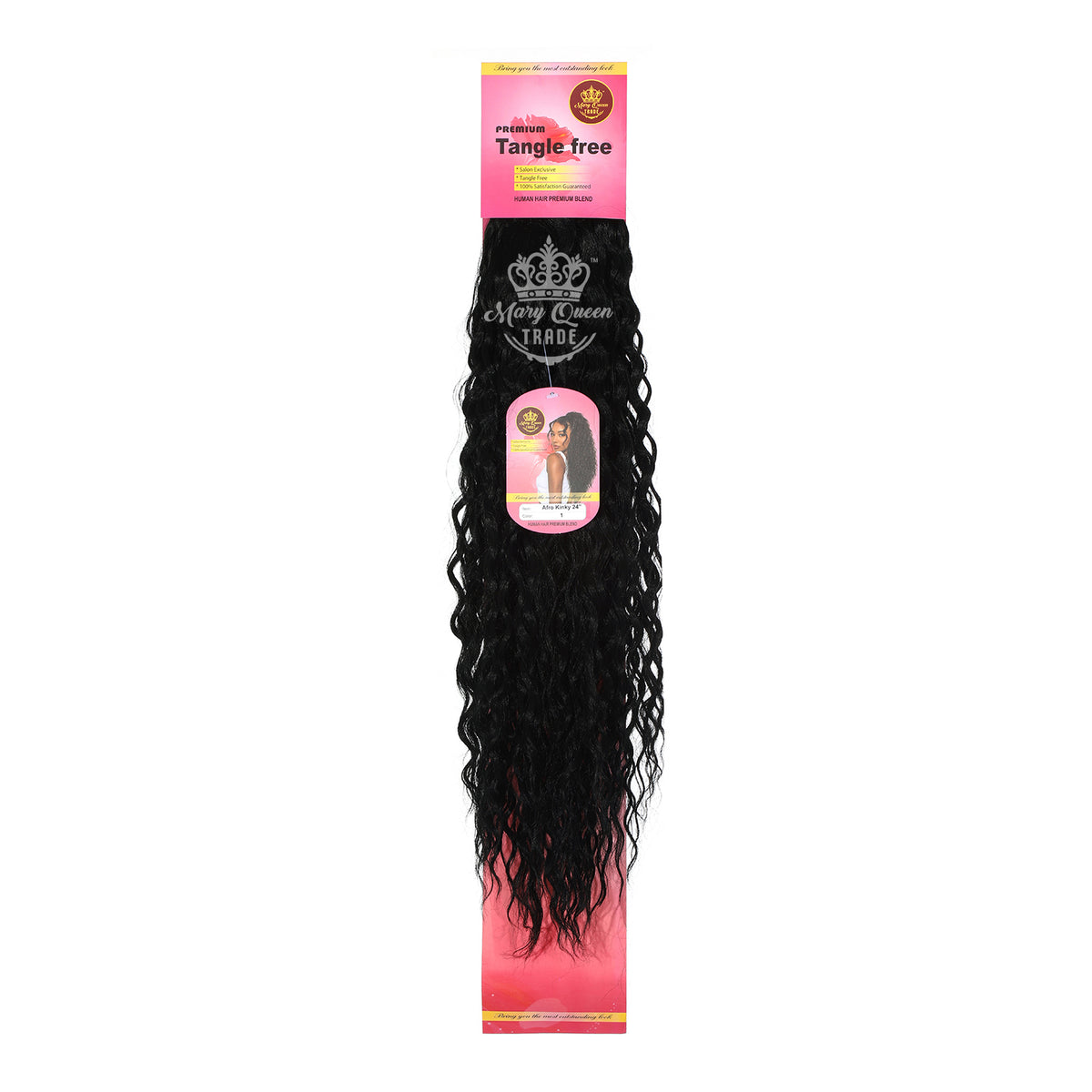 Mary Queen BioProtein™ Afro Kinky Ponytail – 24"