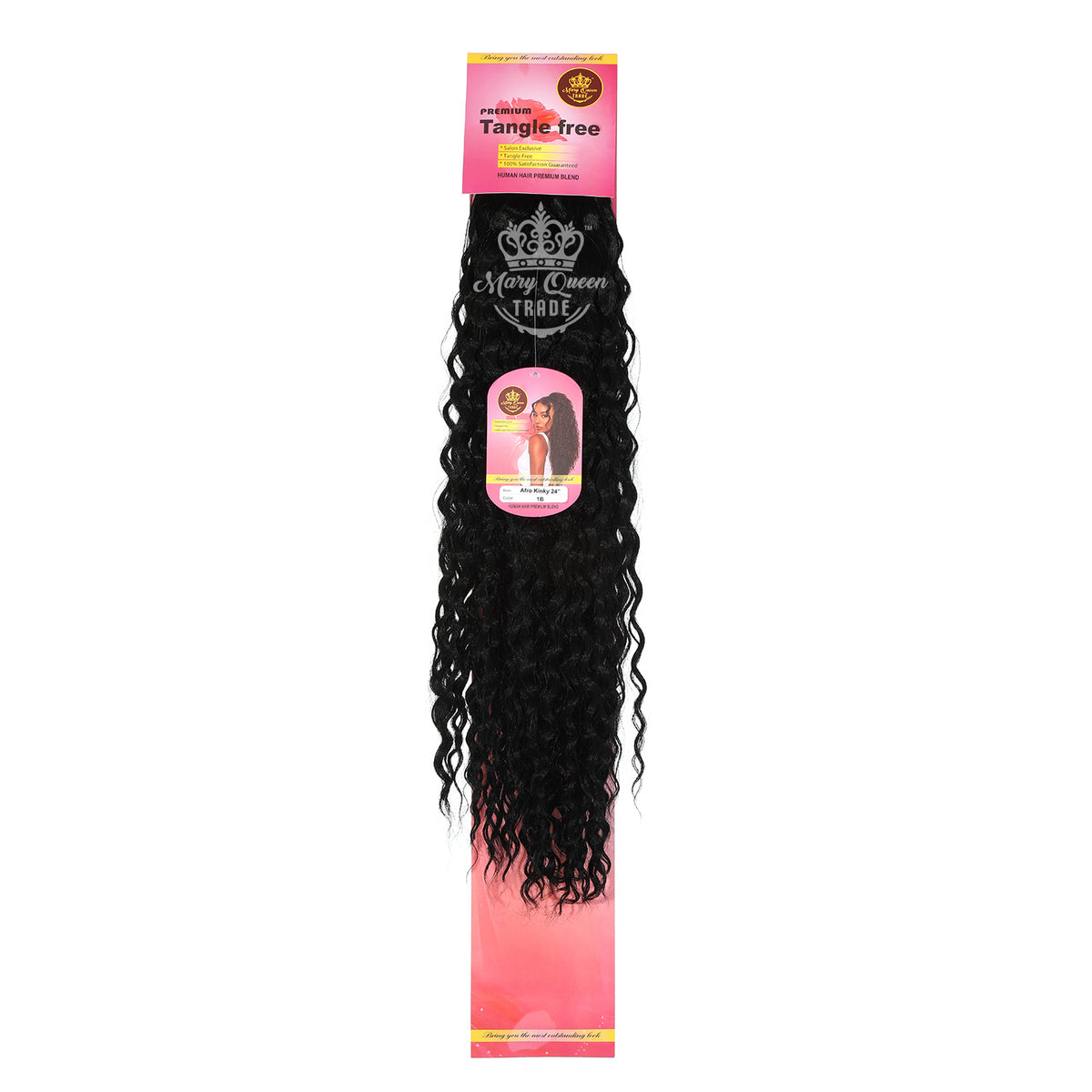 Mary Queen BioProtein™ Afro Kinky Ponytail – 24"