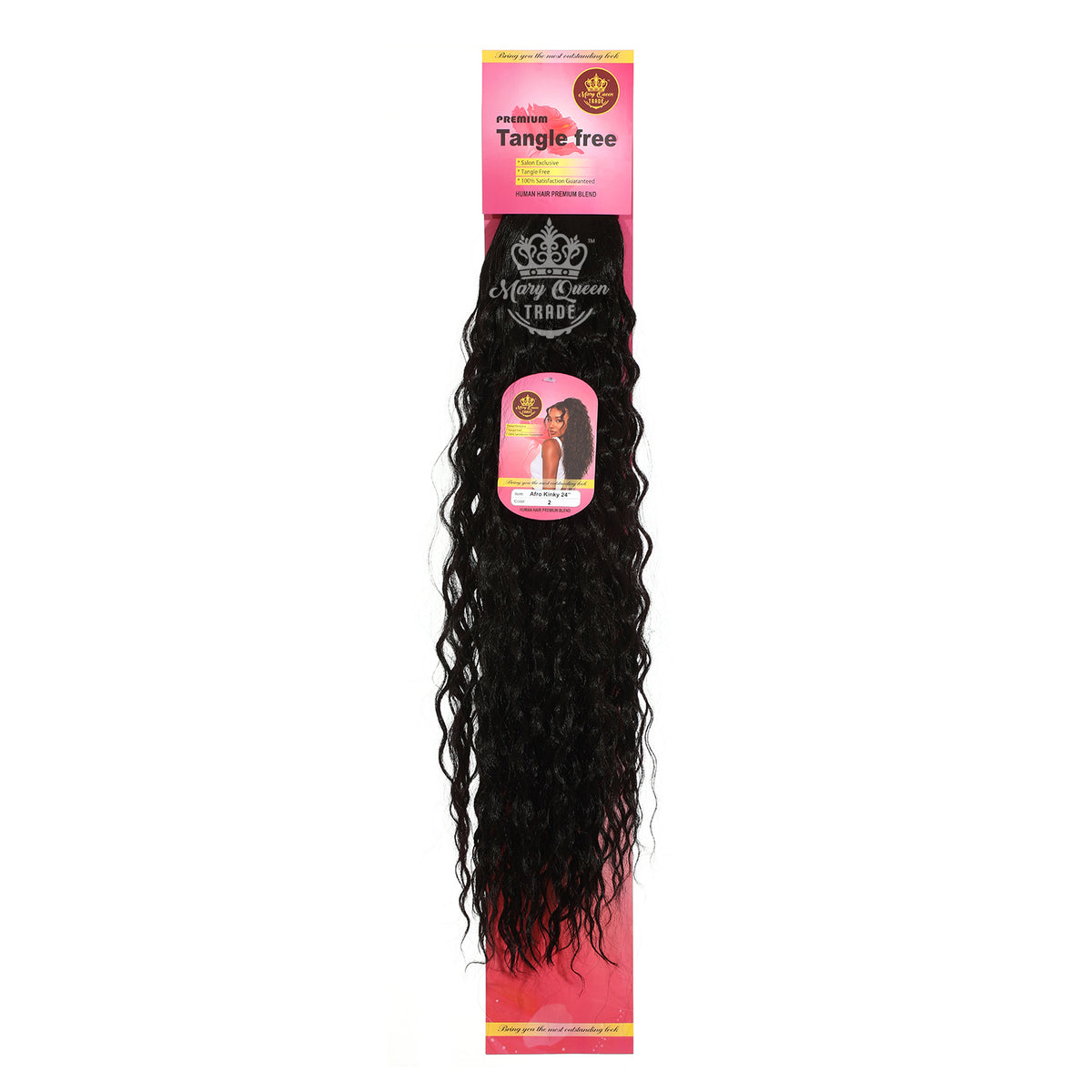 Mary Queen BioProtein™ Afro Kinky Ponytail – 24"