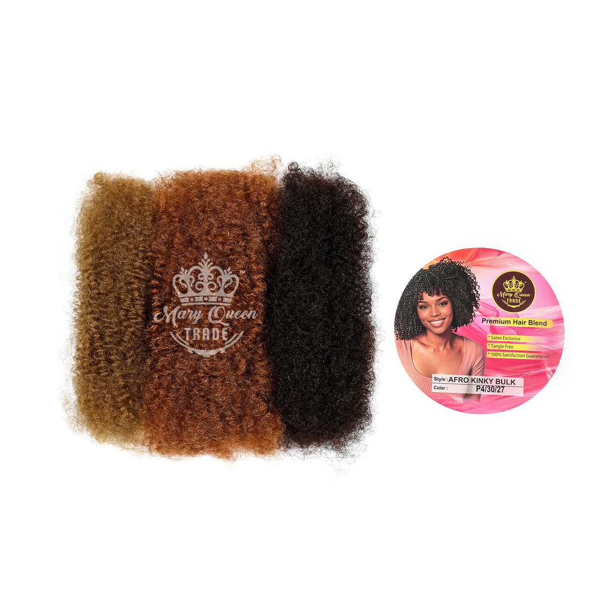 Mary Queen BioProtein™ Afro Kinky Bulk Hair