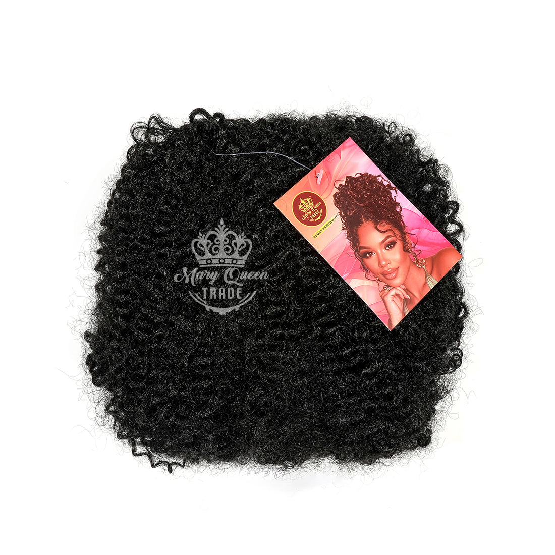 Mary Queen BioProtein™ Afro Kinky Curly Ponytail – 14"